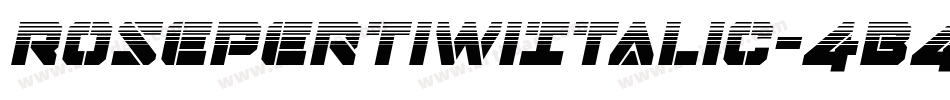 RosePertiwiItalic-4B4Vl字体转换