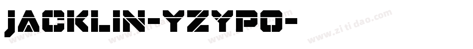 Jacklin-YzyPO字体转换