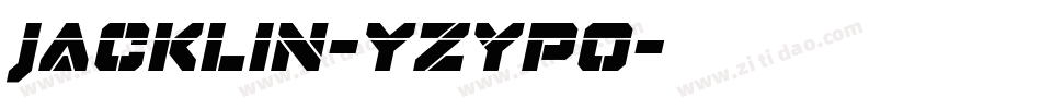 Jacklin-YzyPO字体转换