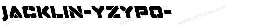 Jacklin-YzyPO字体转换