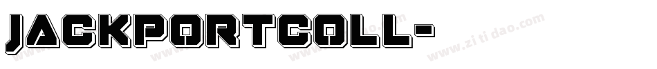 JACKPORTCOLL字体转换