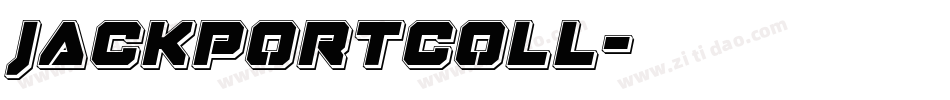 JACKPORTCOLL字体转换