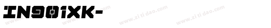 IN901XK字体转换