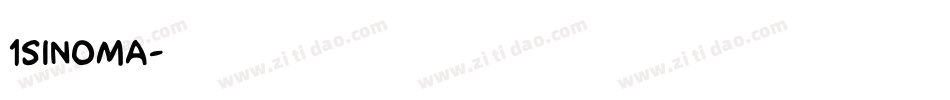 1sinoma字体转换