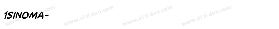 1sinoma字体转换