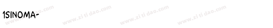 1sinoma字体转换
