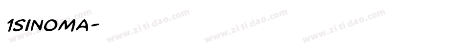 1sinoma字体转换