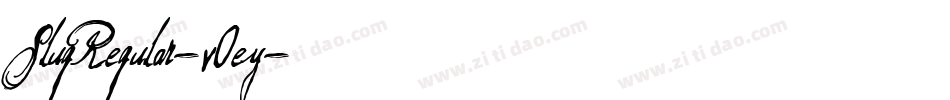 SlugRegular-v0ey字体转换