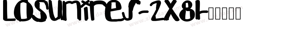 LoSumires-2X8l字体转换