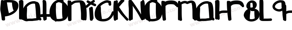 PlatonickNormal-r8L9字体转换