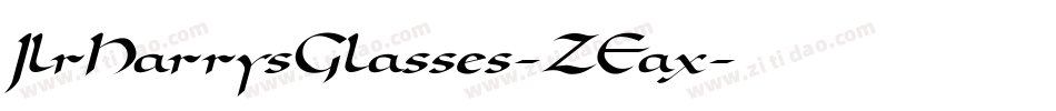 JlrHarrysGlasses-ZEax字体转换