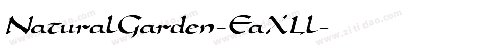 NaturalGarden-EaXLl字体转换
