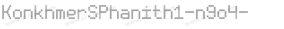 KonkhmerSPhanith1-n9o4字体转换
