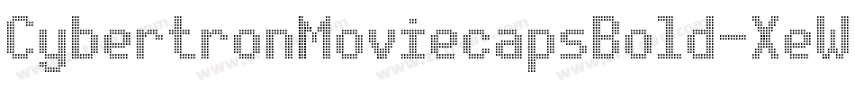 CybertronMoviecapsBold-XeWo字体转换