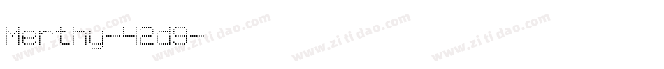 Merthy-42d9字体转换