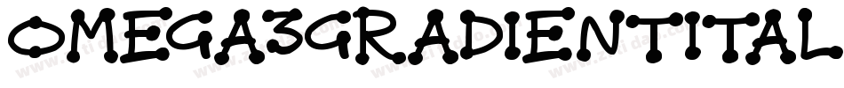 Omega3GradientItalic-K6Ol字体转换