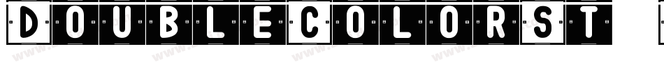 DoubleColorSt-M8qx字体转换