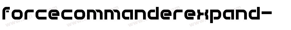 forcecommanderexpand字体转换