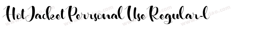 HotJacketPerrsonalUseRegular-lgdlZ字体转换