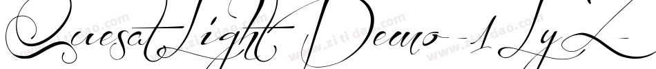 QuesatLightDemo-1LyZ字体转换