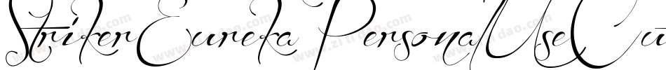 StrikerEurekaPersonalUseCut-nyp1字体转换 StrikerEurekaPersonalUseCut-nyp1字体转换