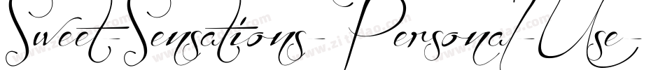 Sweet-Sensations-Personal-Use-1字体转换