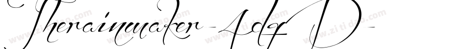 Therainmaker-4dqD字体转换