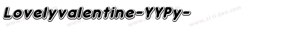 Lovelyvalentine-YYPy字体转换