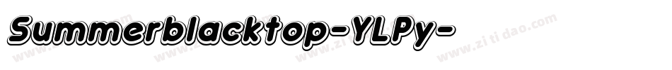 Summerblacktop-YLPy字体转换