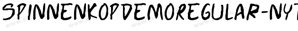 SpinnenkopDemoRegular-ny7P字体转换