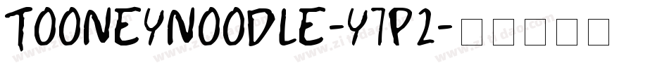Tooneynoodle-y7P2字体转换