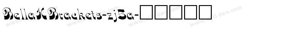 BellaKBrackets-zj5a字体转换