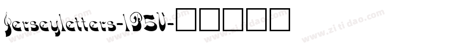 Jerseyletters-lP5V字体转换