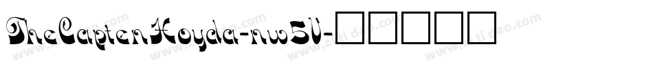TheCaptenHoyda-nw5V字体转换