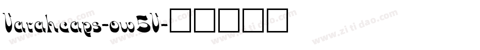 Varahcaps-ow5V字体转换