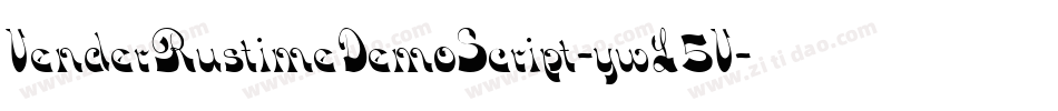 VenderRustimeDemoScript-ywL5V字体转换
