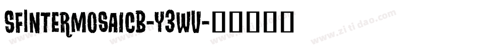 SfIntermosaicB-y3wV字体转换