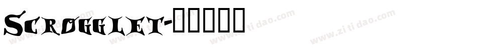 Scrogglet字体转换