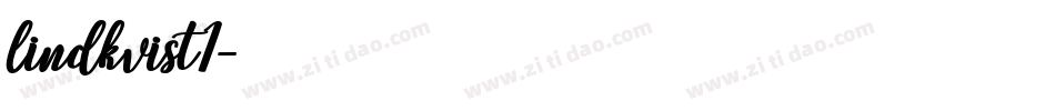lindkvist1字体转换