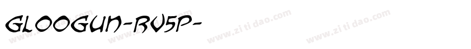 Gloogun-rv5p字体转换