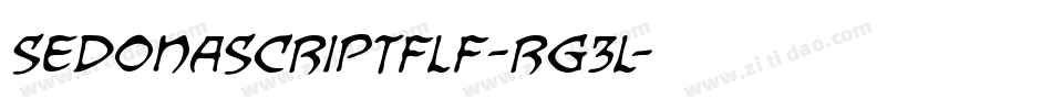 Sedonascriptflf-rg3L字体转换 Sedonascriptflf-rg3L字体转换