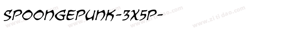 SpoongePunk-3X5p字体转换