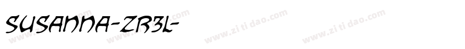 Susanna-zR3l字体转换 Susanna-zR3l字体转换