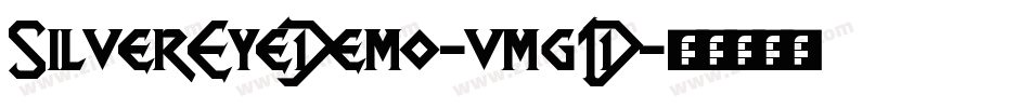 SilverEyeDemo-vmg1D字体转换