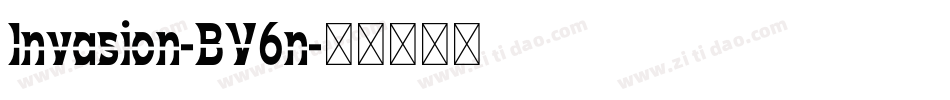 Invasion-BV6n字体转换