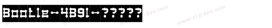 Bootle-4B9l字体转换 Bootle-4B9l字体转换