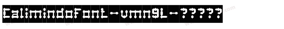 CalimindoFont-vmn9L字体转换