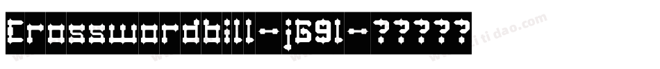 Crosswordbill-jG9l字体转换