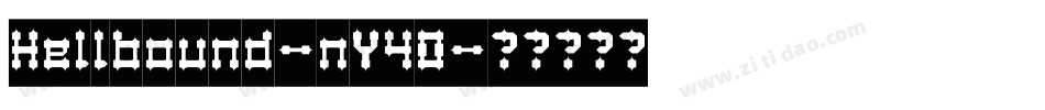 Hellbound-nY4O字体转换