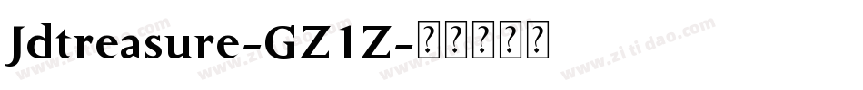Jdtreasure-GZ1Z字体转换